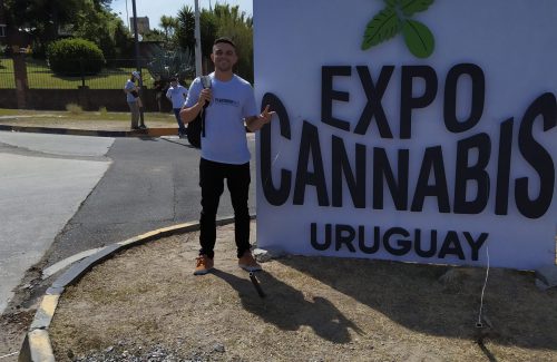 Chegando na Expo – Cannabis fumando um ICE